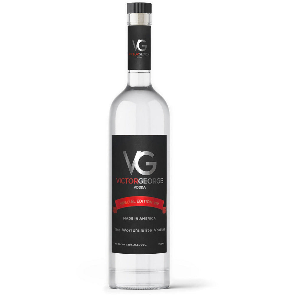 Victor George Vodka The World's Elite Vodka - Available at Wooden Cork