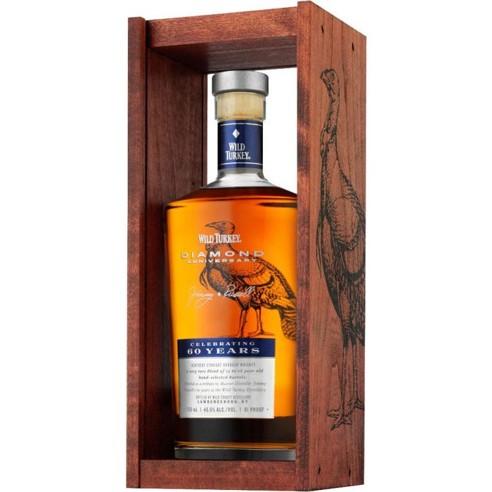 Wild Turkey Diamond Anniversary Kentucky Straight Bourbon Whiskey - Available at Wooden Cork
