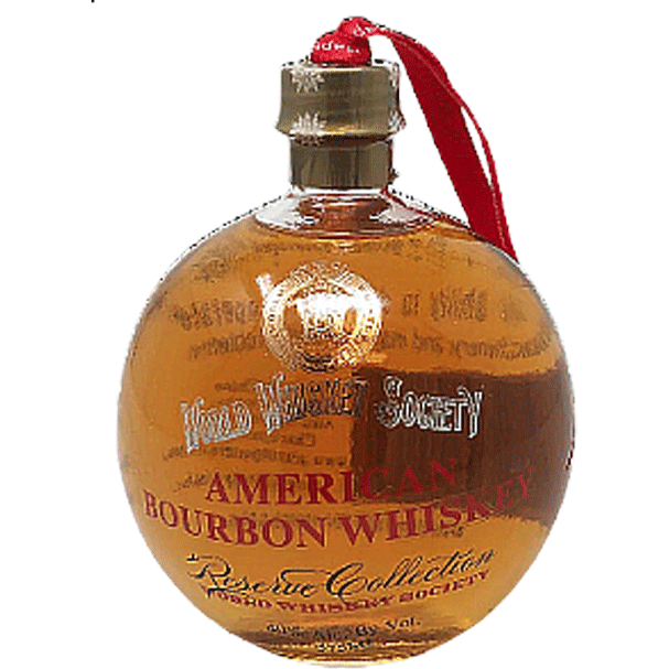 World Whiskey Society Christmas Bourbon Ball 375ml - Available at Wooden Cork