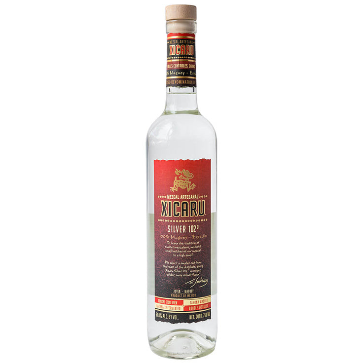 Xicaru Silver 102º Mezcal - Available at Wooden Cork