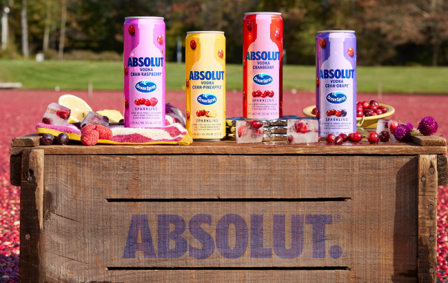 Absolut creates RTD range with Ocean Spray