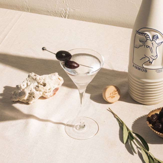 Olive-distilled vodka debuts with Martinis in mind