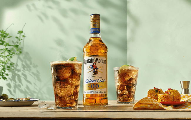 Captain Morgan Spiced Gold goes alcohol-free – Wooden Cork