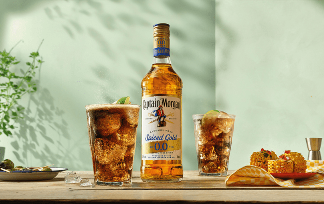 Captain Morgan Spiced Gold goes alcohol-free