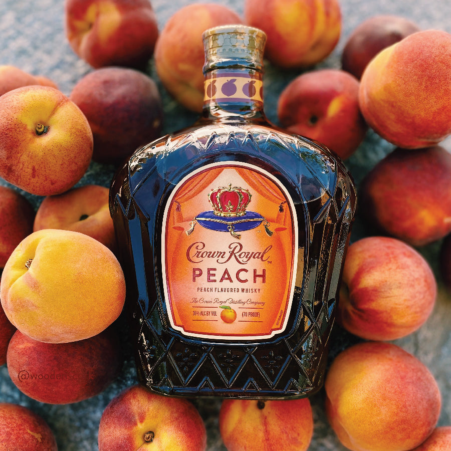 Wooden Cork Crown Royal Peach Frozen Lemonade Wooden Cork