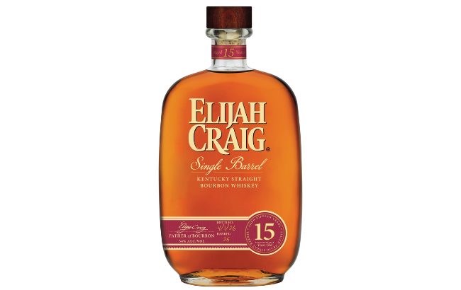 Elijah Craig debuts 15YO single barrel Bourbon