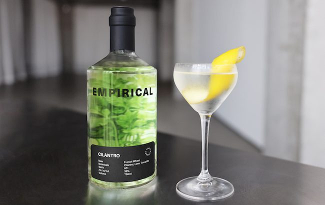 Empirical creates coriander-flavoured spirit