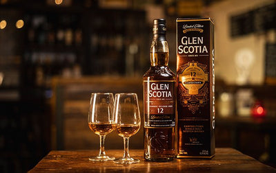 Glen Scotia and Bar Pepito bottle 12YO whisky