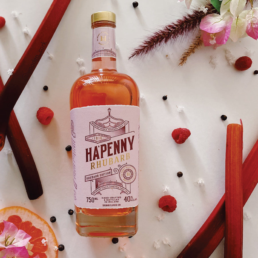 Wooden Cork Hapenny Rhubarb Christmas Serve Wooden Cork