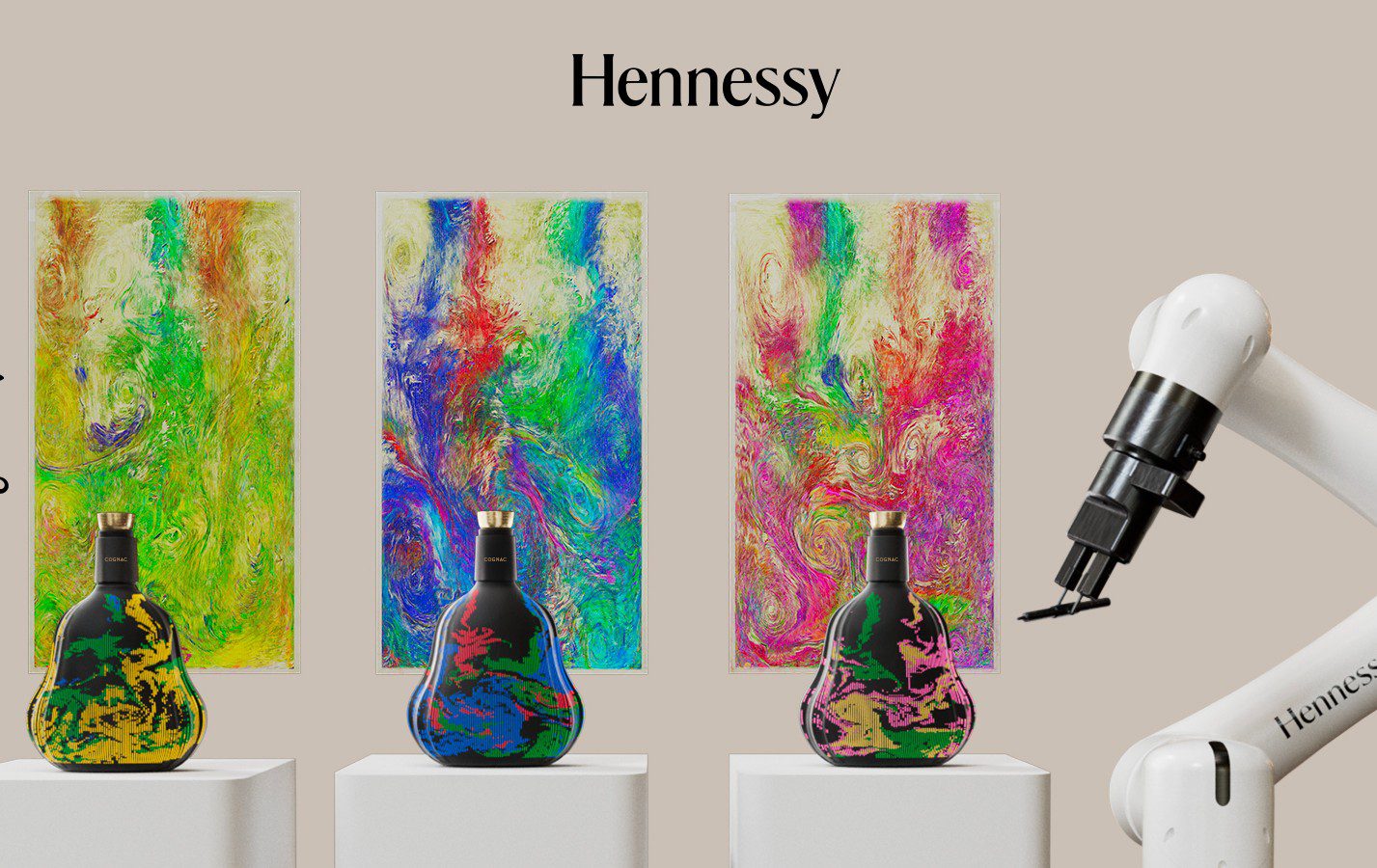♡Hennessy cognac アート　シャンパンアート　海外アート Hennessy XO creates bottles with regenerative art – Wooden Cork