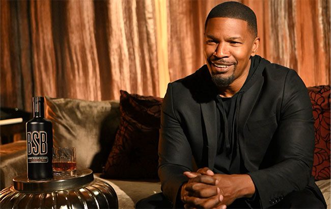 Jamie Foxx relaunches BSB flavoured whiskey