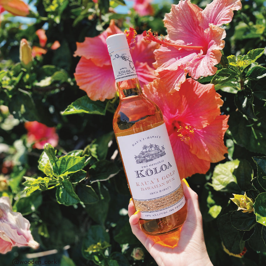 Wooden Cork Koloa Gold Rum - Iced Kaua’i Wooden Cork