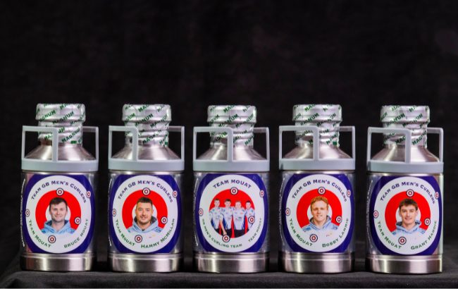 Magnum bottles honour Team GB curlers