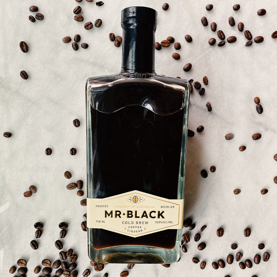 Wooden Cork Mr. Black Coffee Liqueur Rye Ball Wooden Cork