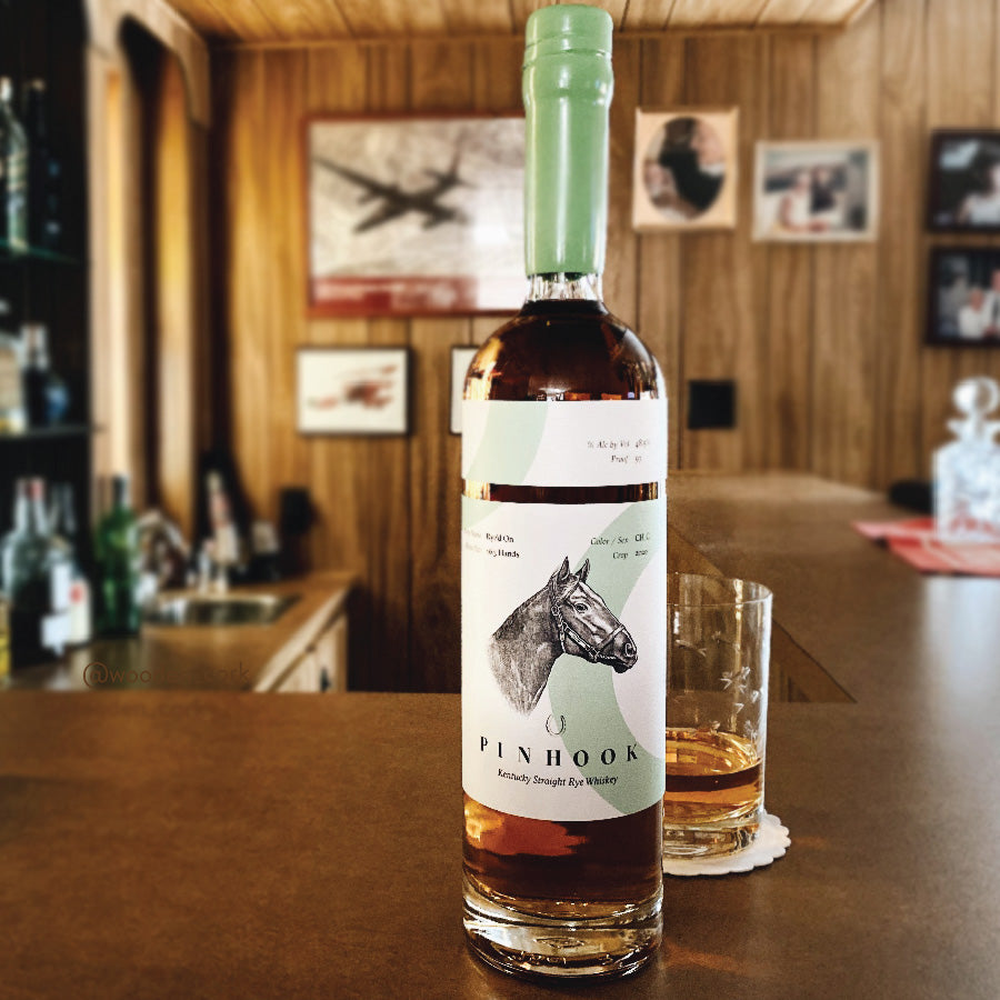 Pinhook Green Rye Pinhook Rye Man of War - Wooden Cork