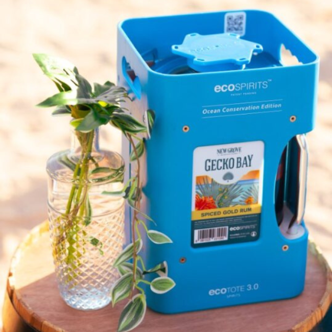 Gecko Bay rum launches in EcoSpirits tote