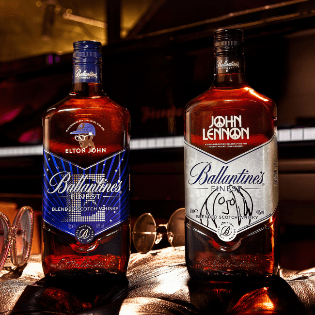 Ballantine’s pays tribute to Elton John and John Lennon