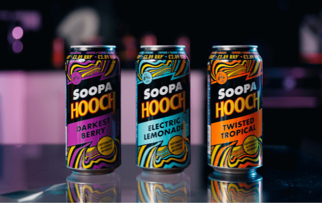 Hooch launches caffeinated RTDs