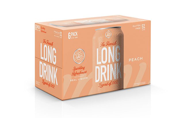 Finnish Long Drink adds peach variant