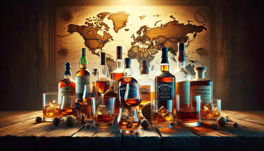 What are the different types of whiskey?