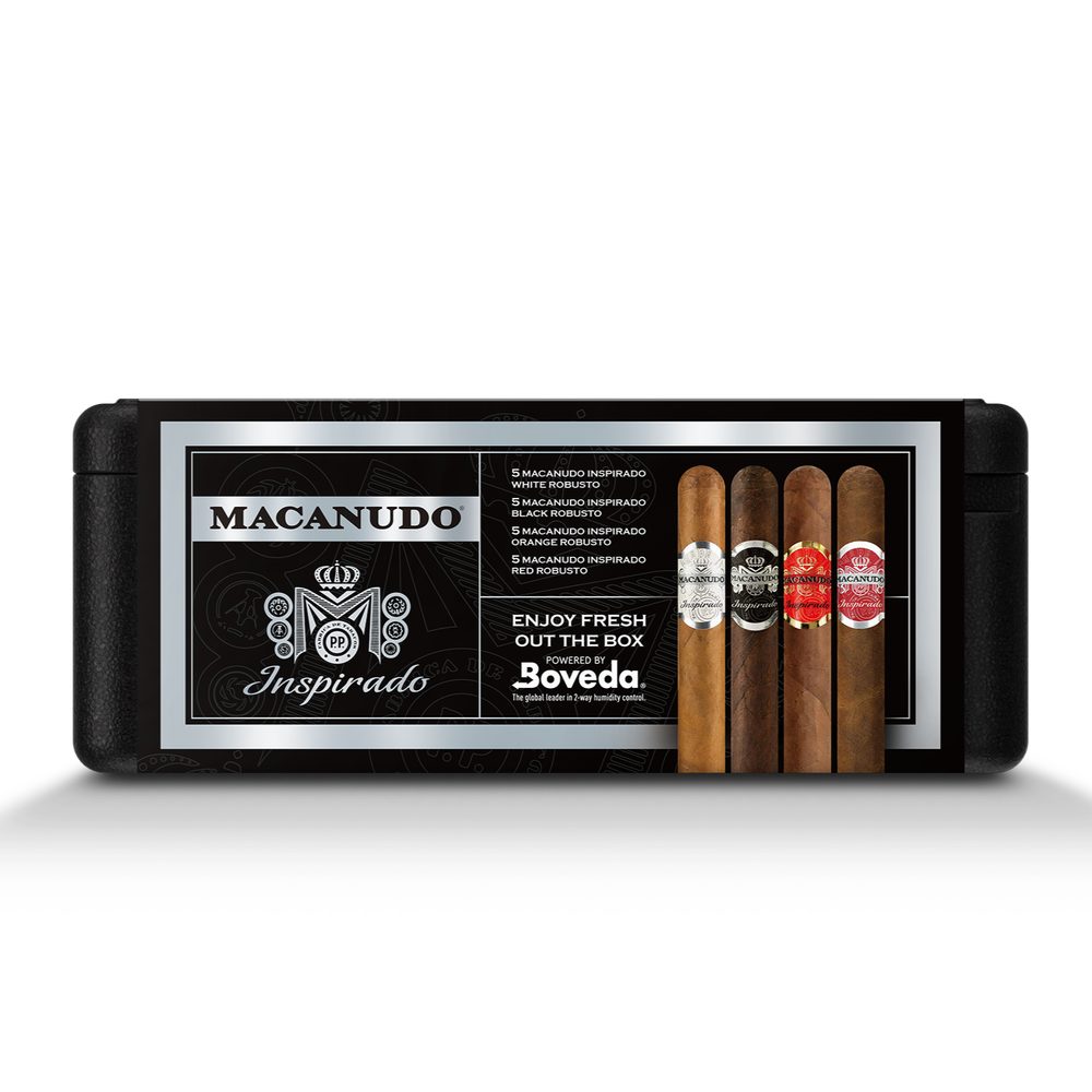 CigarBros X Macanudo 20 Premium Cigars Set + Personal Humidor by CigarBros