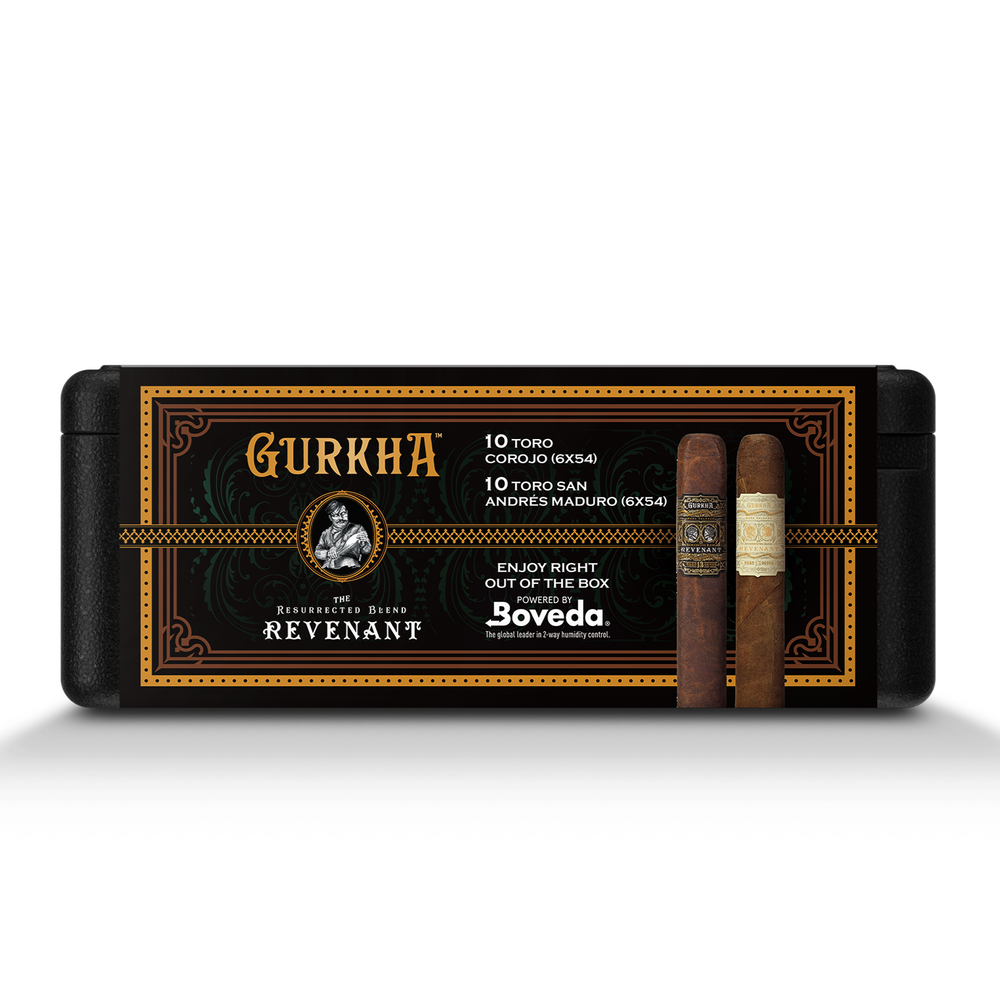 CigarBros X Gurkha 20 Premium Cigars Set + Personal Humidor by CigarBros