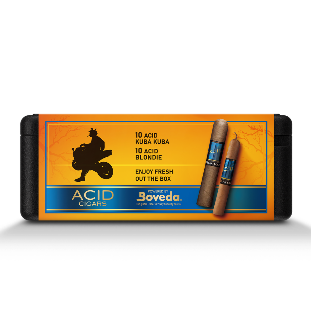 CigarBros X Acid 20 Premium Cigars Set + Personal Humidor by CigarBros