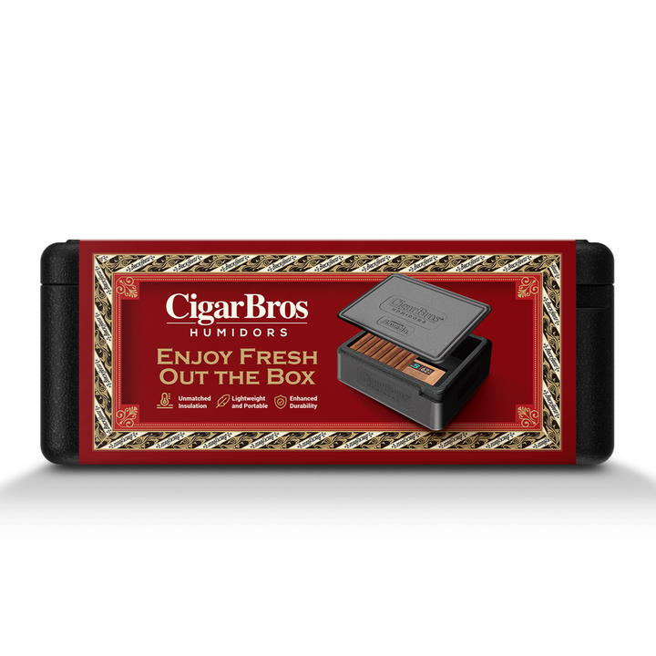 CigarBros X Brick House 21 Premium Cigars Set & Cutter + Personal Humidor by CigarBros