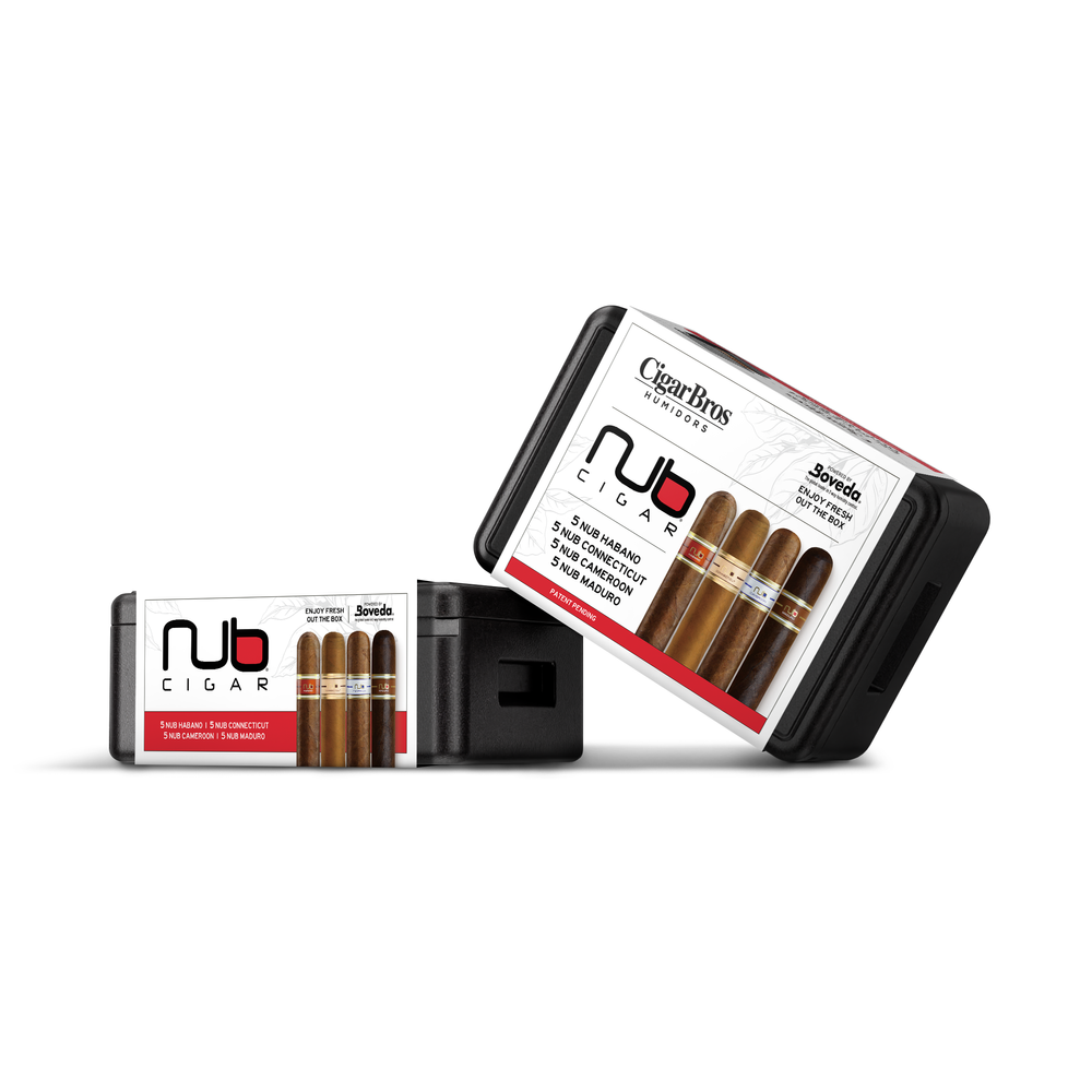 CigarBros X Nub 20 Premium Cigars Set + Personal Humidor by CigarBros