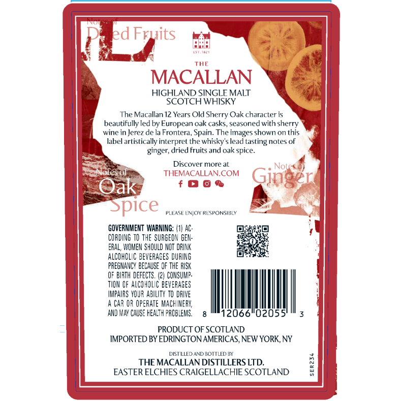 The Macallan 12 Year Old Sherry Oak