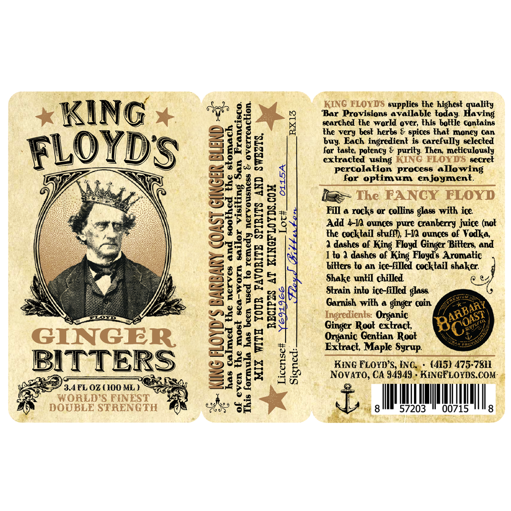 KING FLOYD'S Ginger Bitters