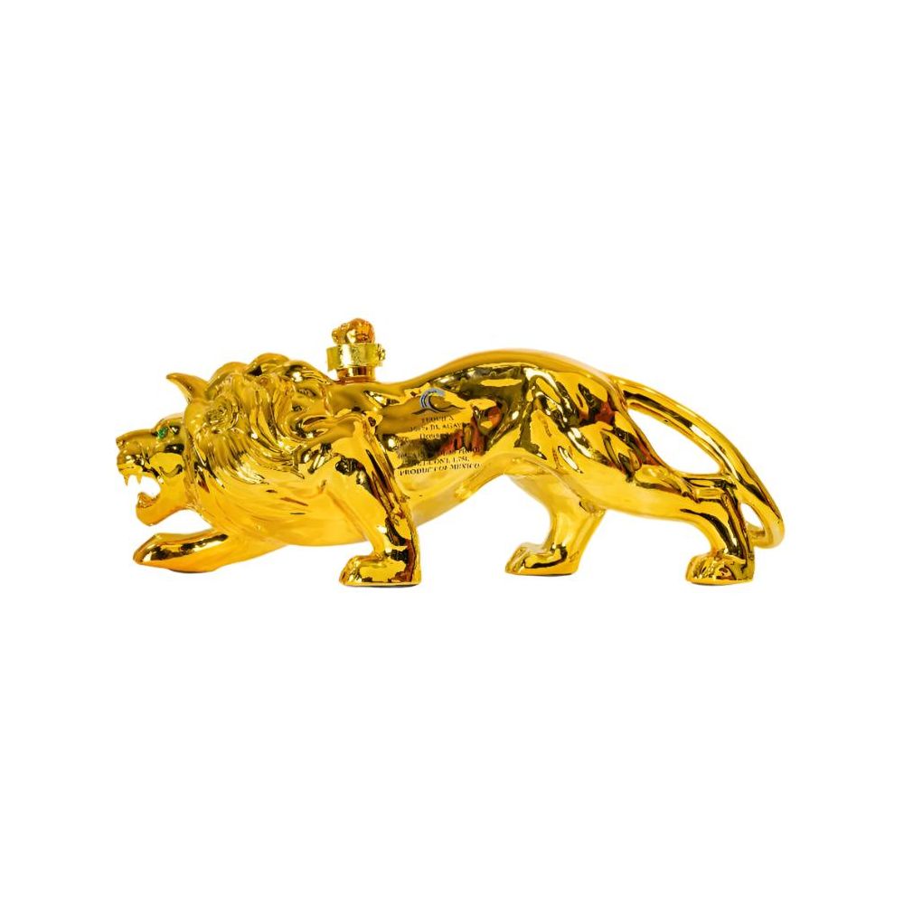Oceano Azul Lion Tequila Anejo 1.75L – Wooden Cork