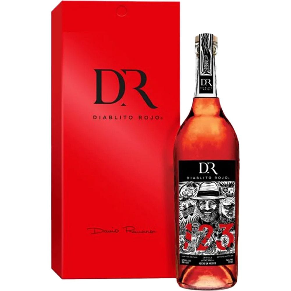 123 Organic Extra Anejo Diablito Rojo Tequila