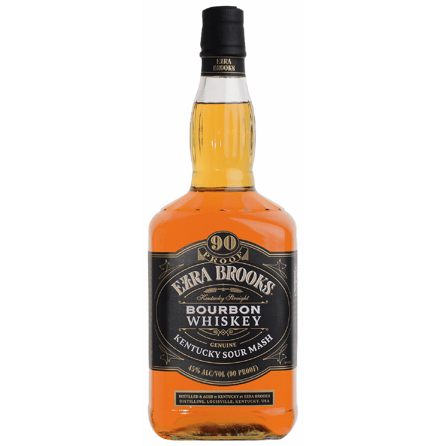 Ezra Brooks Bourbon 90 1.75L | KY Sour Mash – Wooden Cork Ezra Brooks Bourbon 90 1.75L | KY Sour Mash – Wooden Cork