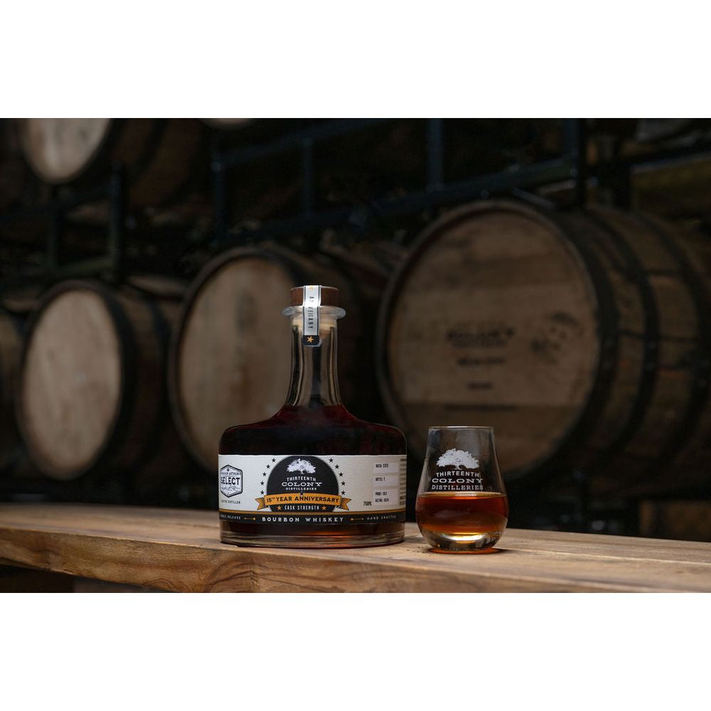 Thirteenth Colony Distillery 15th Anniversary Cask Strength Bourbon