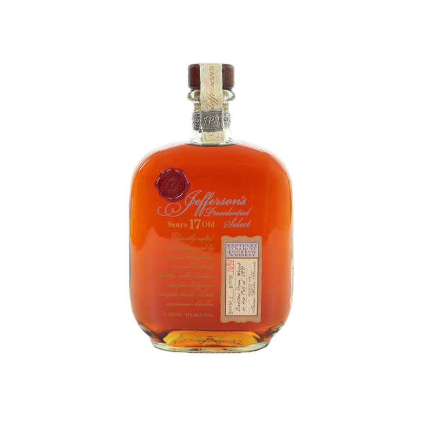 Jefferson's Presidential 17 Year Old Batch No. 3 Select Kentucky Straight Bourbon Whiskey (Copy)