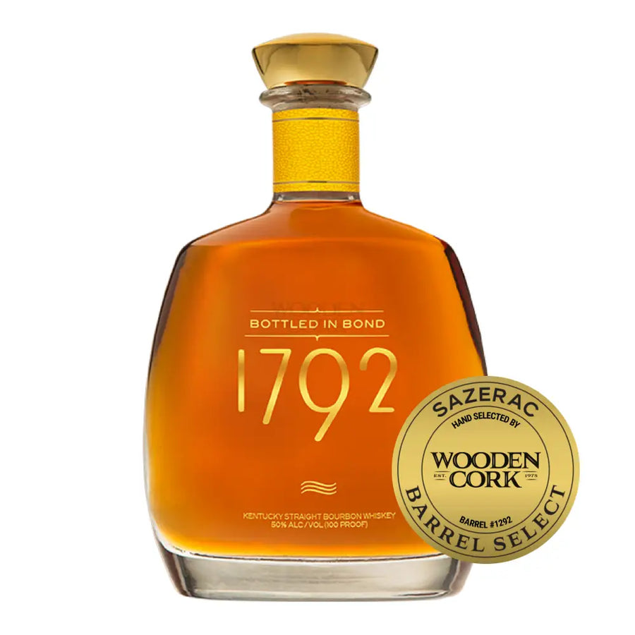 1792 Bottled in Bond Wooden Cork Barrel Select #1292 Whiskey