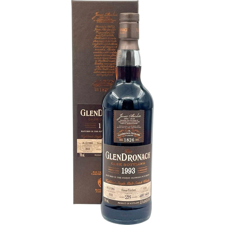 Glendronach 28 Year Old 1993 Cask #4195 Single Malt Scotch Whisky 700ml