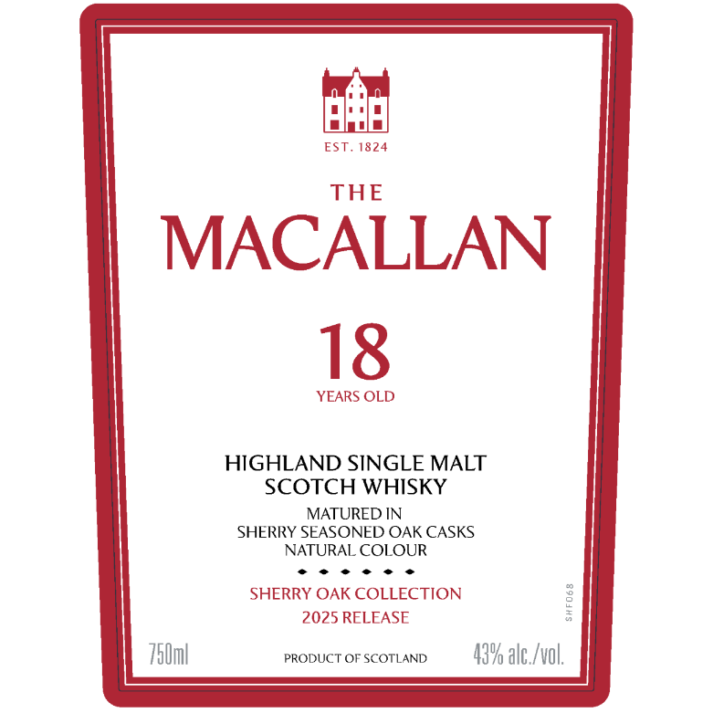 The Macallan 18 Year Old Sherry Oak