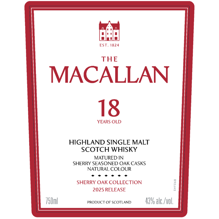 The Macallan 18 Year Old Sherry Oak