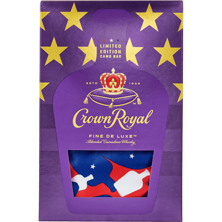 Crown Royal Whisky Limited Edition Camo Bag 750ml