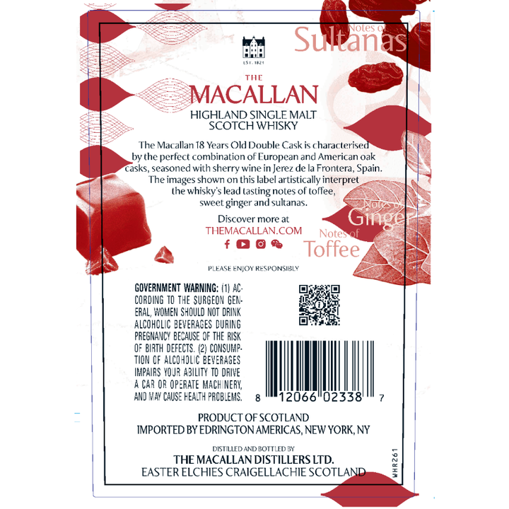 The Macallan Double Cask 18 Years Old Scotch Whisky