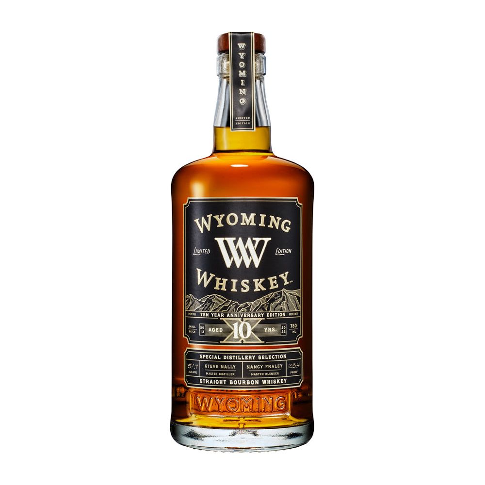 Wyoming Whiskey 10 Years Anniversary Edition Straight Bourbon Whiskey 750ml