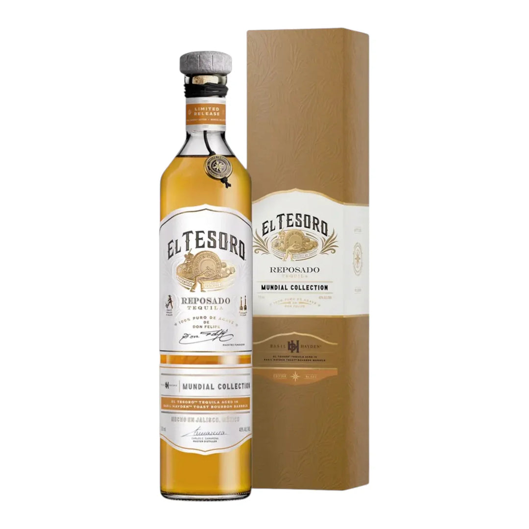 El Tesoro Mundial Reposado Basil Hayden Toast Edition Tequila 750ml