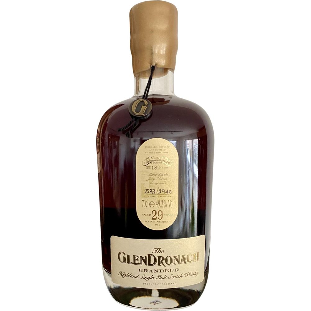 Glendronach Grandeur Scotch Single Malt Highland 29 Year 750ml