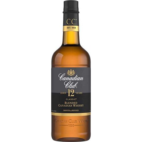 Canadian Club Classic 12 Year Old Blended Canadian Whisky 750 ml