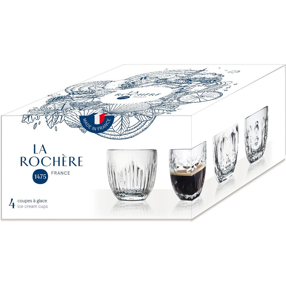 La Rochere Troquet Assorted Espresso Cup Set -4