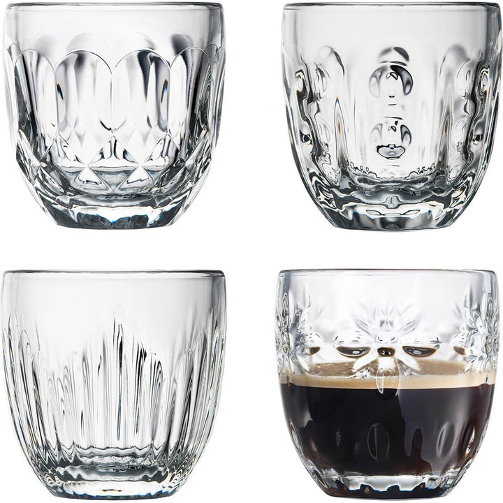 La Rochere Troquet Assorted Espresso Cup Set -4