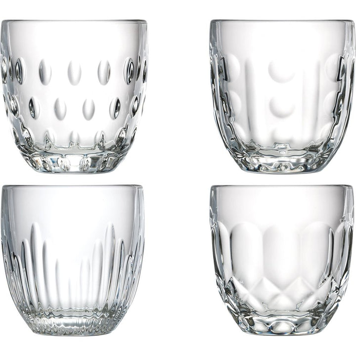 La Rochere Troquet Assorted Tumblers Set -4