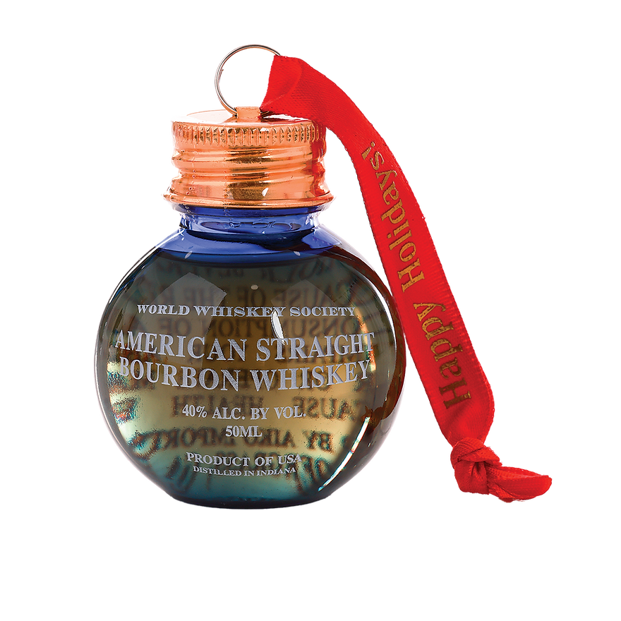 World Whiskey Society Best Holiday Wishes Bourbon Ball Ornament World Whiskey Society Best Holiday Wishes Bourbon Ball Ornament